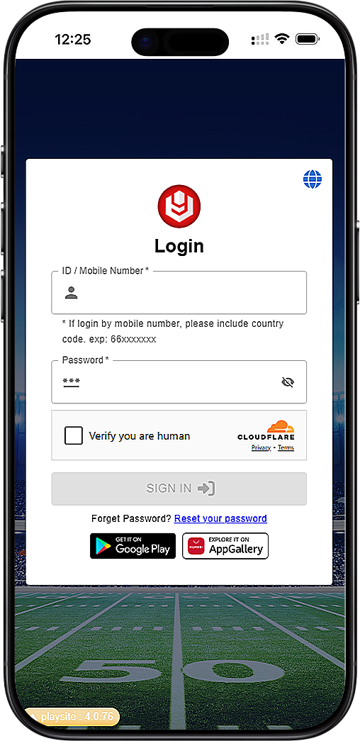 U9Play Login Mobile